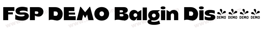 FSP DEMO Balgin Dis字体转换